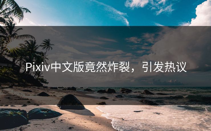 Pixiv中文版竟然炸裂，引发热议