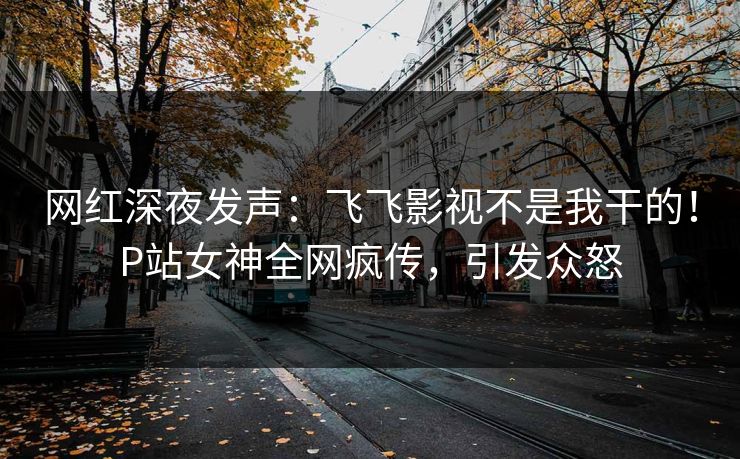 网红深夜发声：飞飞影视不是我干的！P站女神全网疯传，引发众怒